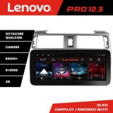 Navigatie Toyota 4runner 2009-2019 Lenovo PRO 8+256 12.3 inch qled android 4G DSP gps internet KIT-4runner CarStore Technology