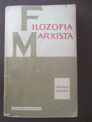 Filozofia marxista Manual Popular foto