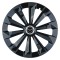 Set 4 Capace Roti 16 inchi (R16) Fame Negru, Compatibile Cu Mazda