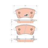 TRW set placute frana, frana disc Cotec