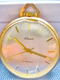 C49-I-Ceas dama model de lux vechi EPP Swiss 17 jewels functional alama aurita.
