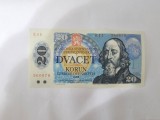 Cehoslovacia 20 Korun 1988 Noua