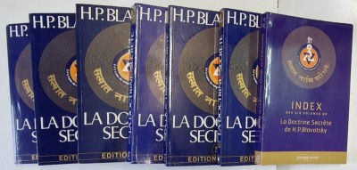 LA DOCTRINE SECRETE , TOMES I - VI AJOUT INDEX par H. P. BLAVATSKY , 2013 foto