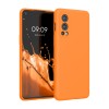 Husa kwmobile pentru OnePlus Nord 2 5G, Silicon, Portocaliu, 56070.150, Carcasa