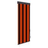 Jaluzea tip rulou de exterior, portocaliu si maro, 60 x 250 cm