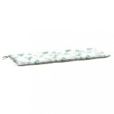 Cumpara ieftin Perna banca de gradina, model frunze, 120x50x7 cm, textil