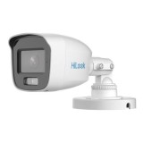 Camera de exterior Hikvision HiLook ColorVu, 5MP 3K, lentila 2.8 mm, LED alb 20m, IP66, alarma - THC-B159-MS SafetyGuard Surveillance