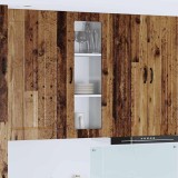 VidaXL Dulap suspendat de bucătărie cu ușă Lemn Vechi 40 x 31 x 100 cm 885103