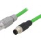 Adaptor M12 tată la RJ45, 2m