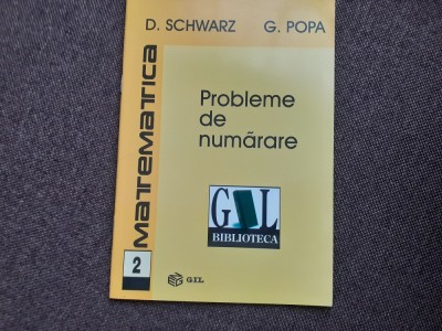 DAN SCHWARTZ PROBLEME DE NUMARARE ED GIL foto