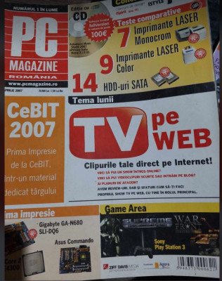 revista PC MAGAZINE - aprilie 2007 foto