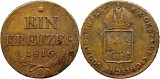 1816 B (Kremnica), 1 kreuzer - Francisc al II-lea - Imperiul Habsburgic!, Europa