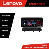 Navigatie Lexus CT 2011-2018 varianta cu ecran de fabrica Lenovo Qled 12.3 inch Octa Core 8+256 360 DSP ADAS carplay android auto radio internet KIT-c