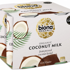 Lapte de cocos bio 4 pack 4 x 400ml, Biona