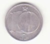 Cehoslovacia 10 Hal&eacute;řů 1986, Europa, Aluminiu
