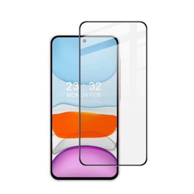 Folie sticla compatibila cu Samsung Galaxy A56 - Contur negru ALC foto