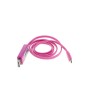 Cablu de date OTB Micro-USB cu lumina de functionare animata-Culoare Roz
