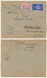 ROMANIA 1948 timbru Recensam&acirc;nt efectiv circulat pe plic cu stampile speciale
