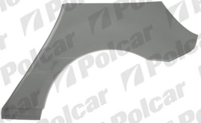 Segment reparatie aripa spate MERCEDES Clasa B (W245), 05.2005-06.2011, partea dreapta, metal galvanizat, foto
