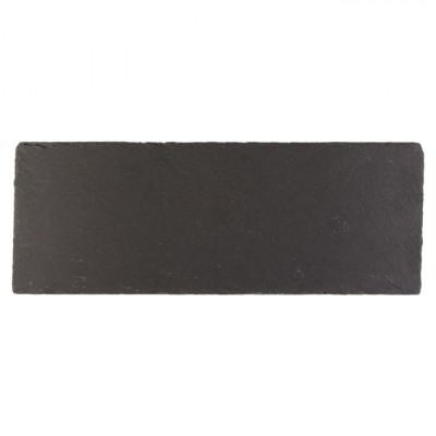 Tava Servire din Piatra, OffLimits, Ardezie, 40x15 cm, Gri foto
