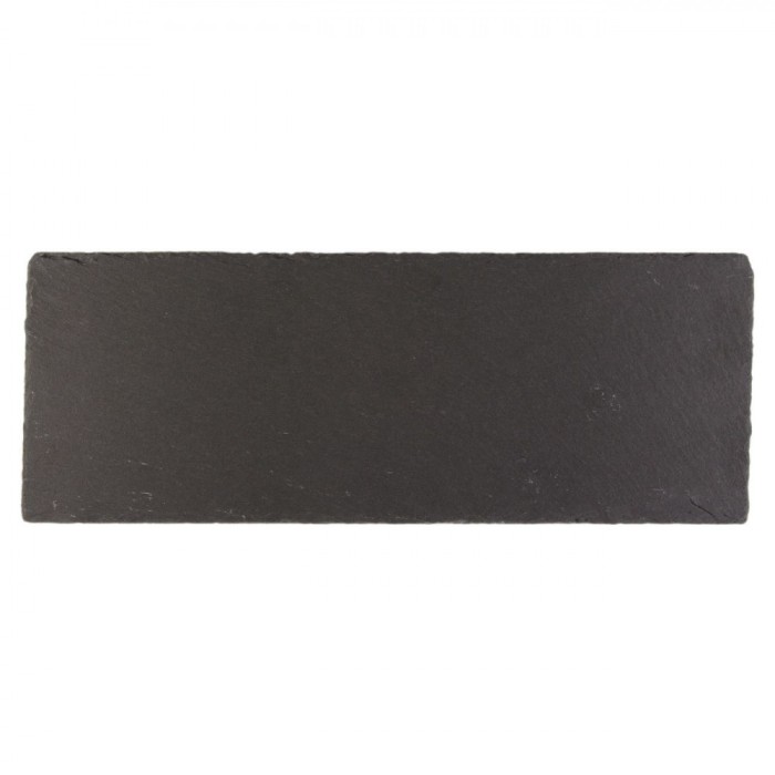 Tava Servire din Piatra, OffLimits, Ardezie, 40x15 cm, Gri