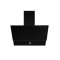 Hota decorativa Zilan Putere absorbtie 650 m3/h, 63 cm, Front sticla neagra