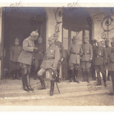 675 - FOCSANI G-ral Mackensen, Military - old postcard, real Photo - unused 1917