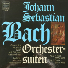 BACH : Orchester-suiten Nr. 2 BWV 1067 & Nr. 3 BWV 1068 (vinil )