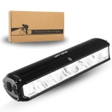 Lumina frontala profesionala bicicleta, luminozitate 1000 lumeni, baterie interna 2000 mAh, incarcare USB, negru