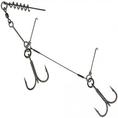Montura Savage Gear Titan Corkscrew, 2 Ancore, Nr.1/0 foto