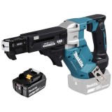 Makita DFR452Z + BL1830B - Masina de insurubat cu banda continua 20-41 mm + Acumulator Li-Ion 18 V 3 Ah