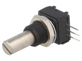Potenţiometru axial 5k&Omega; 1W 6,35mm THT Ax fină Serie 249