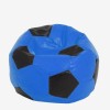BEAN BAG MONDO BALL - IMITATIE PIELE - NEGRU/DIVERSE CULORI - Negru 21901