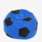 BEAN BAG MONDO BALL - IMITATIE PIELE - NEGRU/DIVERSE CULORI - Negru 21901