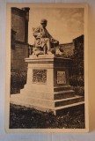 Carte Postala veche, circulata, Statuia Gheorghe Asaki - Iasi, Sinaia, Printata