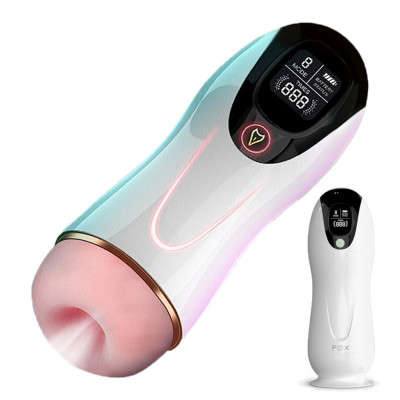 Masturbator vagin artificial cu vibrații și voce foto