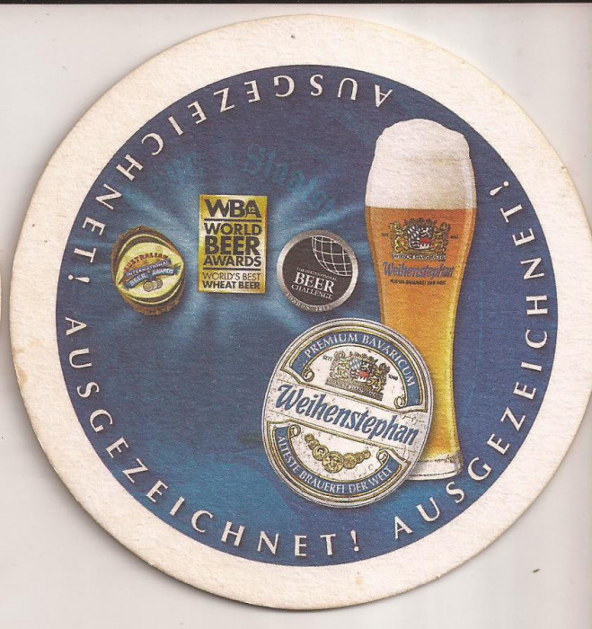 L2 - suport pentru bere din carton / coaster - Weihenstephan