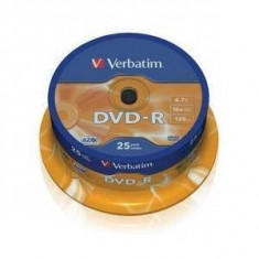 Mediu optic Verbatim DVD+R 4.7GB 16x spindle argintiu mat 25 bucati foto