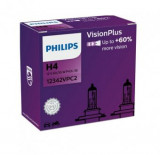 Set de 2 becuri H4 12V 60/55W P43t VISION PLUS PHILIPS