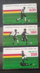 Mexic 1982 fotbal Cupa Mondială Spania 82 serie nestampilat