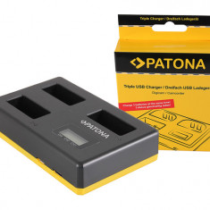 Canon LP-E17 EOS 750D EOS 760D EOS 8000D încărcător triplu cablu USB tip C - Patona