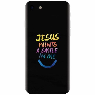 Husa silicon pentru Apple Iphone 5 / 5S / SE, Jesus Paints A Smile In Me foto