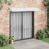 VidaXL Copertină de ușă, gri și transparent, 240 x 75 cm, PC