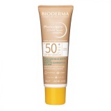 Cumpara ieftin Fluid Cover Touch Photoderm, SPF50+, nuanta aurie, 40 g, Bioderma