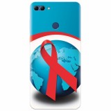 Husa silicon pentru Huawei Y9 2018, World Aids Day