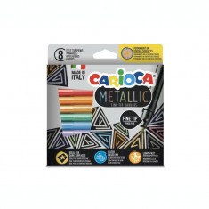 Fineliner Metallic Carioca 8/set foto