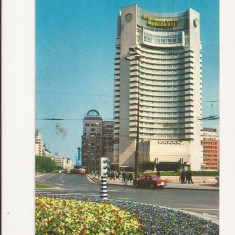 RF7 -Carte Postala- Bucuresti, Hotel Intercontinental, circulata 1973