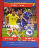 Program meci fotbal ROMANIA - BOSNIA si HERTEGOVINA (26.09.2022)