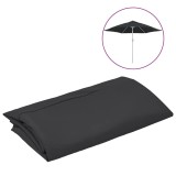Cumpara ieftin Panza de schimb umbrela de soare de exterior, negru, 300 cm