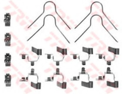 Set accesorii, placute frana LEXUS ES (VCV10_, F1, VZV21_, F2) (1989 - 1997) TRW PFK291 foto